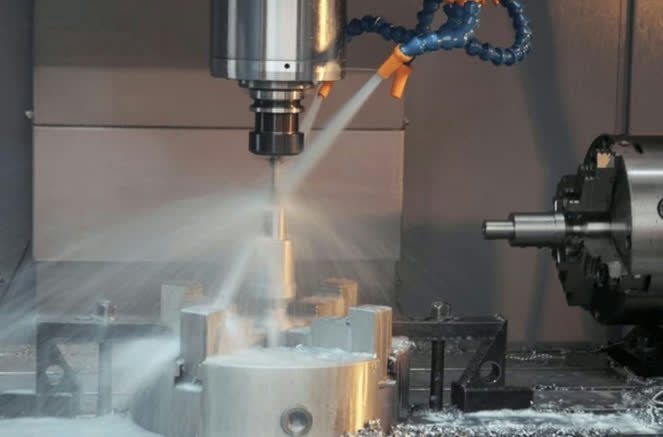 CNC machining of an injection mould in the tool room