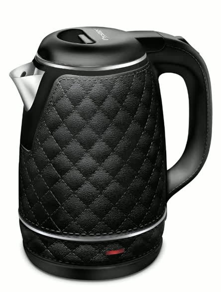 Moulded electric kettle with textured body